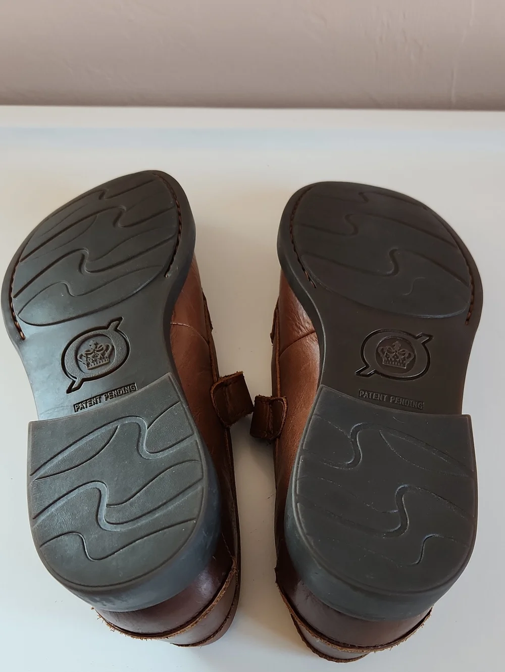 Born Women's T-Strap Loafers Miki Brown Solera Size 8